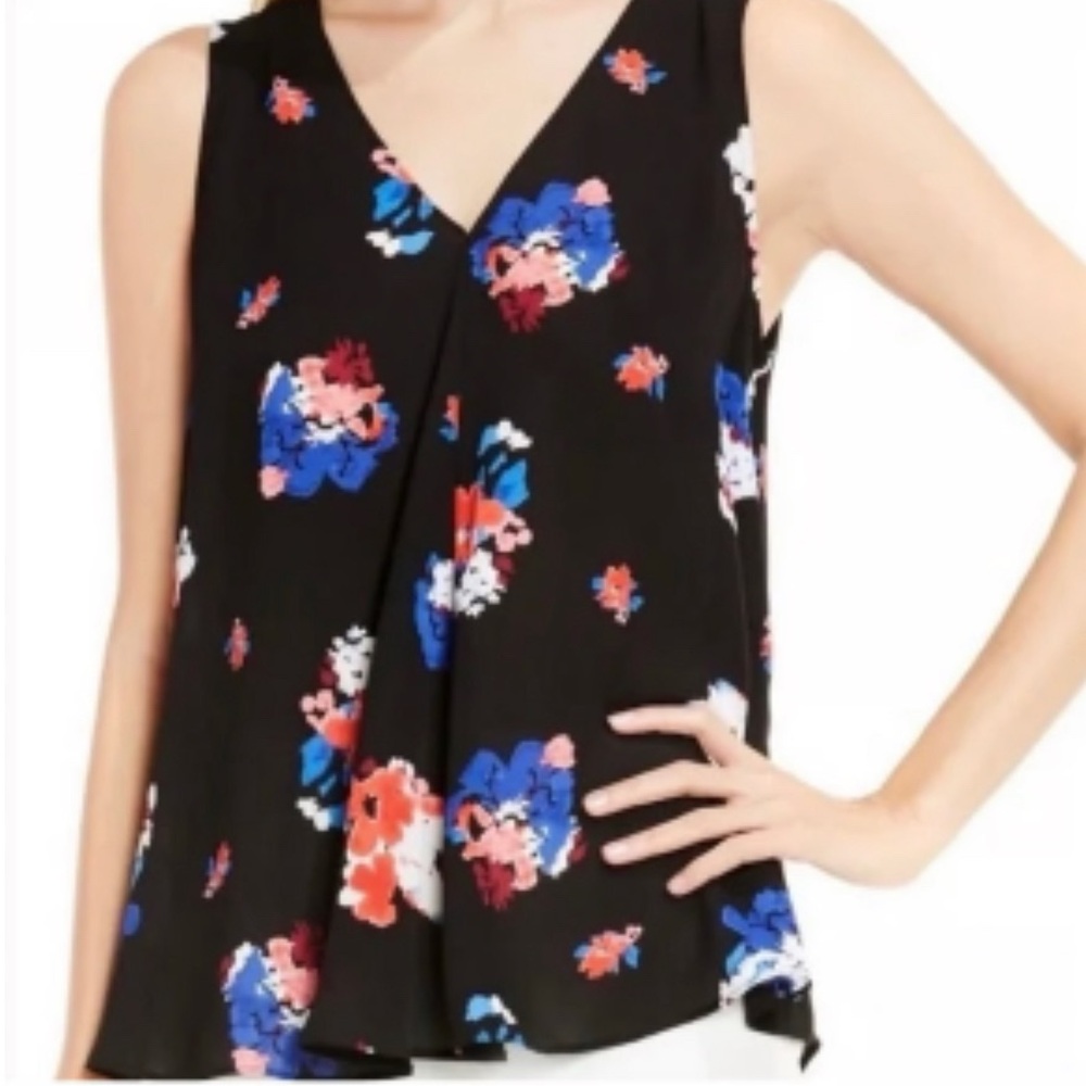 Vince Camuto Sleeveless Blouse Floral
